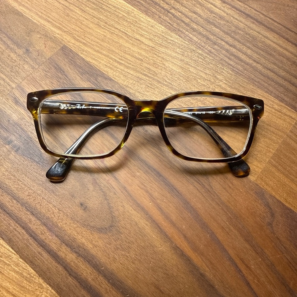 Ray Ban Eyeglasses Frames Only, RB 5286 5082, 51-18-135, Brown Tortoise